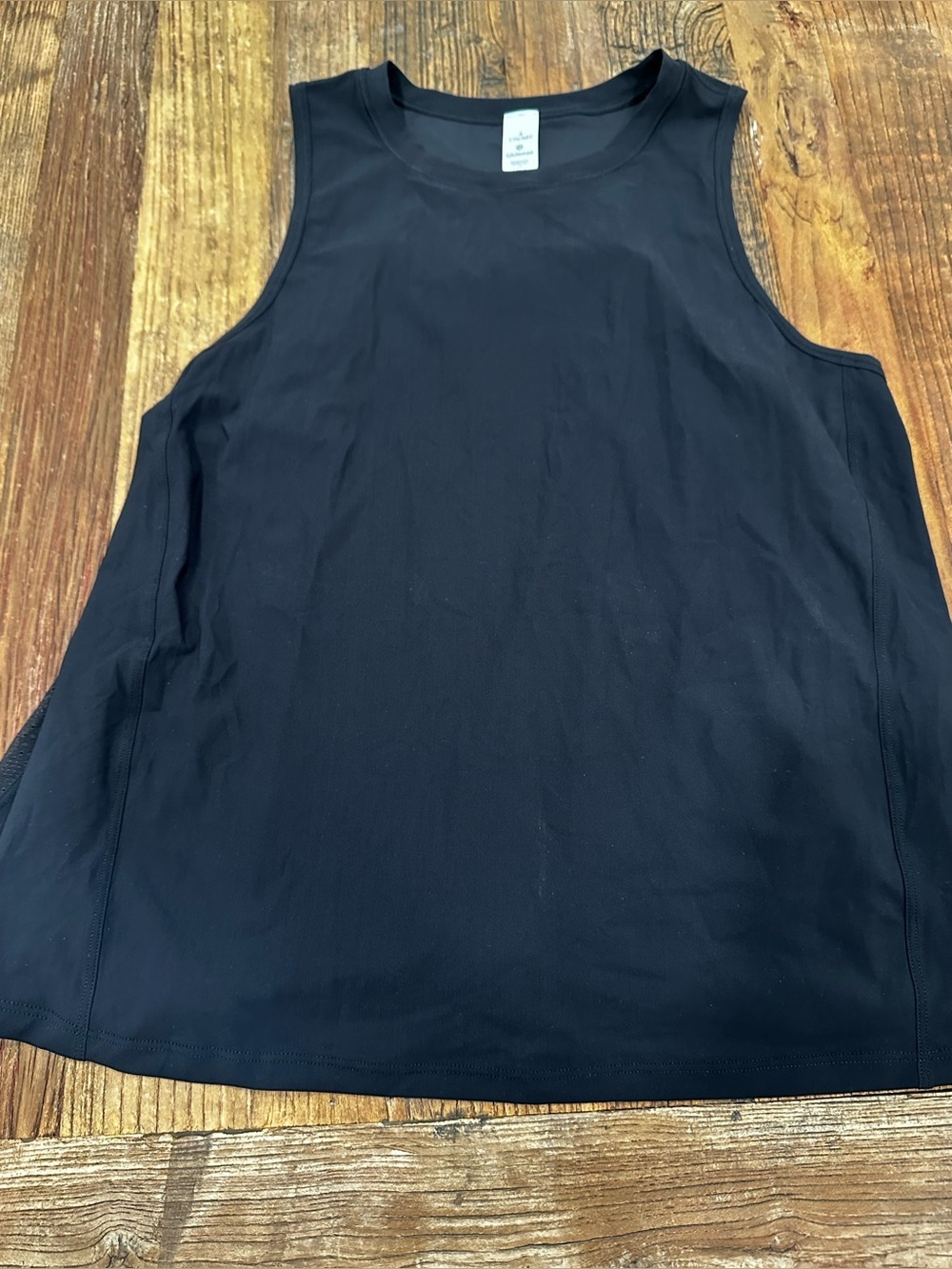 lululemon athletica Black Crewneck Sleeveless Athletic Top